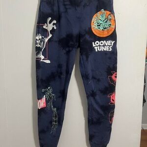 Looney tunes blue sweatpants